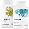 imageTHORNE  Immune Support Combo  Vitamin D3 ampamp Vitamin C Blend for Healthy Immune Function  30 to 90 Servings