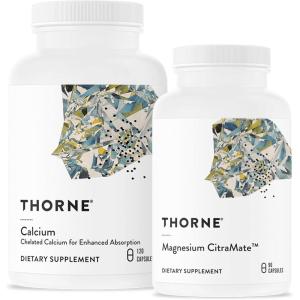 imageTHORNE  Bone Health Bundle  DiCalcium Malate and Magnesium CitraMate  90 to 120 Servings