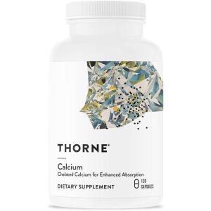 imageTHORNE  Calcium  Formerly DiCalcium Malate  Chelated Calcium for Enhanced Absorption with DimaCal for Bone Density Support  120 Capsules