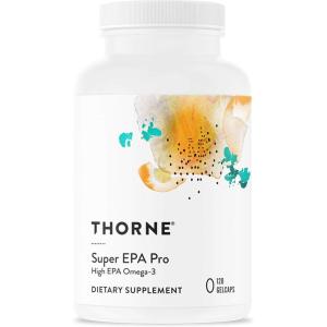 imageTHORNE  Super EPA Pro  Omega3 Fish Oil  Promotes Blood Lipid Support  1300mg EPA ampamp 200mg DHA  120 Gelcaps