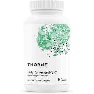 imageTHORNE PolyResveratrolSR  TransResveratrol Supplement for Healthy Aging  60 Capsules