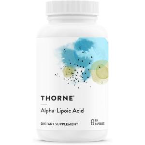 imageTHORNE  AlphaLipoic Acid  300 mg  Supplement Liver Detox Antioxidant Support Nerve Health and Mental Sharpness  60 Capsules
