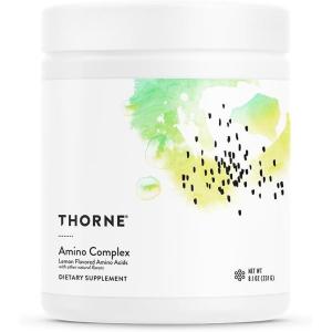 imageTHORNE  Amino Complex  ClinicallyValidated EAA and BCAA Powder for Pre or PostWorkout  Promotes Lean Muscle Mass ampamp Energy Production  NSF Certified for Sport  30 Servings  815 Oz  BerryLemon
