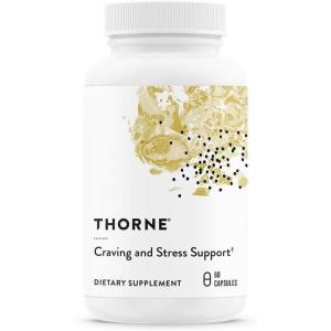 imageTHORNE  Craving and Stress Support Formerly Relora Plus  5MTHF B Vitamins Folate and Plant Extracts to Support Sleep Cravings and Stress  60 Capsules  30 Servings