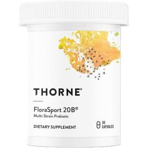 imageTHORNE  FloraSport 20B  Probiotic Supplement  Promotes Digestive Support Gut Health Immune Function and Occasional Diarrhea or Constipation  NSF Certified for Sport  30 Capsules  30 Servings