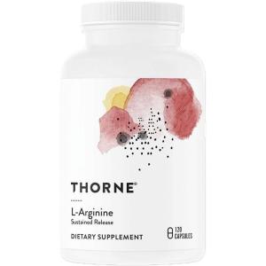 imageTHORNE  LArginine Sustained Release Formerly PerfusiaSR  Support Heart Function Nitric Oxide Production and Optimal Blood Flow  120 Capsules  60 Servings