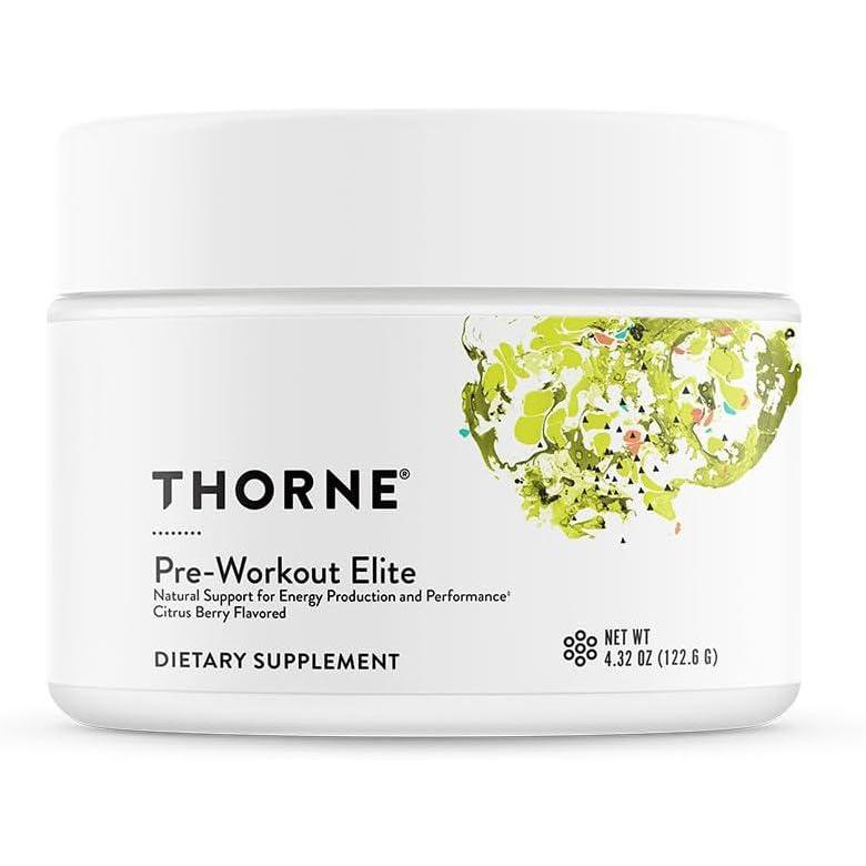 imageTHORNE  PreWorkout Elite  Natural Support for Energy Production and Performance  Citrus Berry Flavored  NSF Certified for Sport  432 Oz  24 Servings