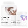 imageTHORNE  Whey Protein Isolate Chocolate 319 Oz ampamp Amino Complex Berry 8 Oz Bundle  Supports Muscle Repair ampamp Recovery  NSF Certified for Sport  Gluten Free Soy Free