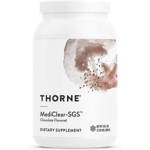 imageTHORNE  MediClearSGS  Foundational Support Eliminate Environmental and Dietary Toxins  Rice and Pea ProteinBased Drink Powder with a Complete MultivitaminMineral Profile  Chocolate  382 OzChocolate