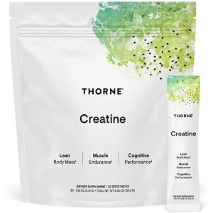 imageTHORNE Creatine  Micronized Creatine Monohydrate Powder  Support for Muscles ampamp Cognitive Function  for Women ampamp Men  Unflavored  NSF Certified for Sport  5 g per Serving  90 ServingsUnflavored