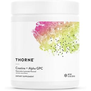imageTHORNE  Creatine  Alpha GPC  Micronized Creatine Monohydrate Powder  Support for Muscles ampamp Cognitive Function  for Women ampamp Men  Watermelon Lemonade  NSF Certified for Sport  30 Servings